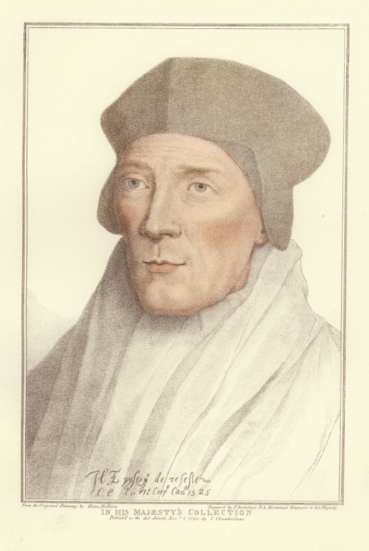 John Fisher, biskup Rochester (akwatinta) autorstwa Hans Holbein der Jüngere