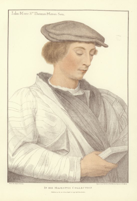 John More, syn Sir Thomasa More (akwatinta) autorstwa Hans Holbein der Jüngere