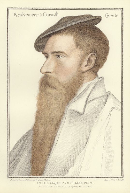 John Reskimer (akwatinta) autorstwa Hans Holbein der Jüngere