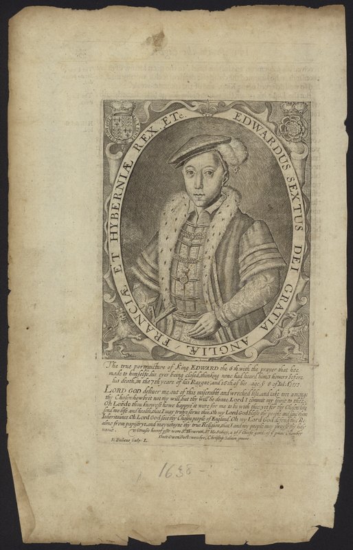 Król Anglii i Irlandii Edward VI autorstwa Hans Holbein der Jüngere