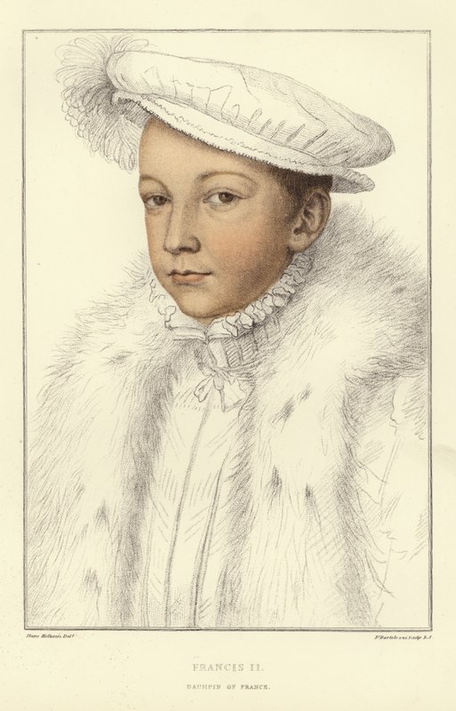 Król Francji Franciszek II (akwatinta) autorstwa Hans Holbein der Jüngere