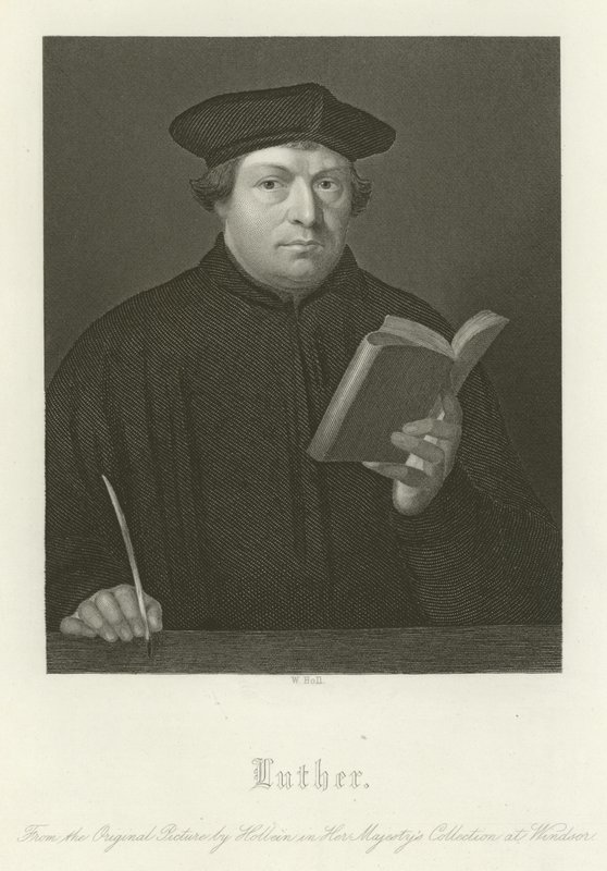 Marcin Luter autorstwa Hans Holbein der Jüngere