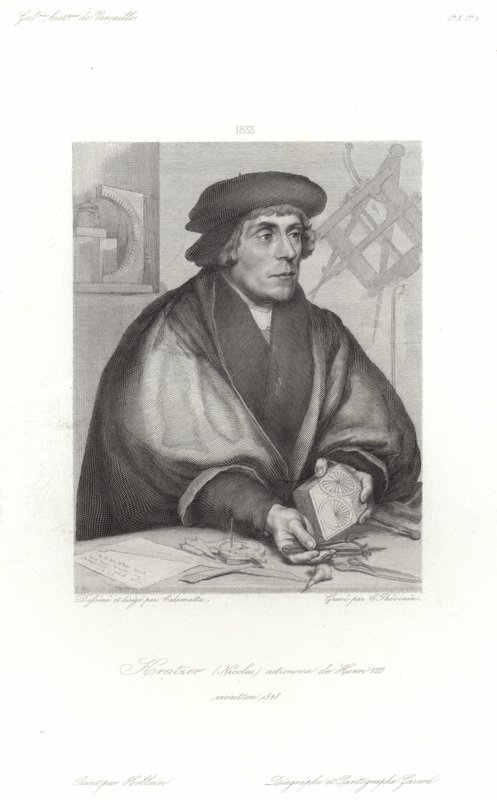 Mikołaj drapie się autorstwa Hans Holbein der Jüngere