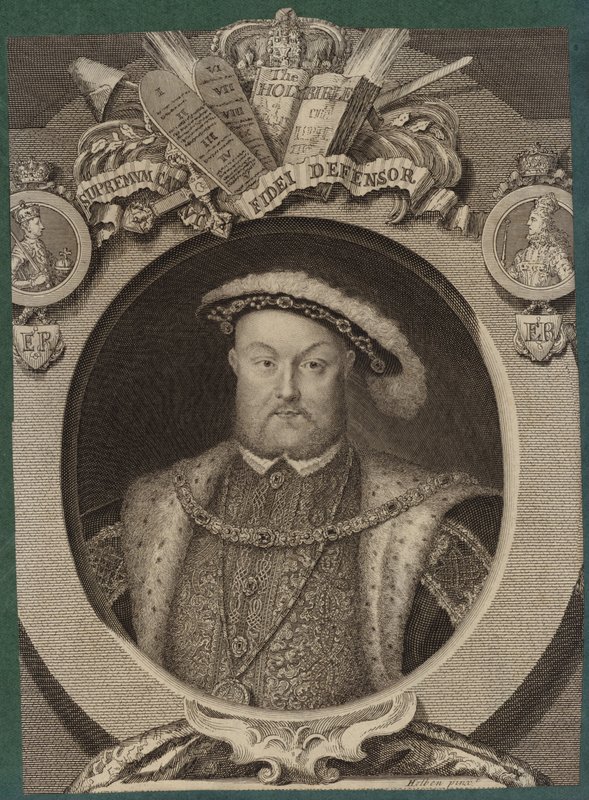 Portret króla Henryka VIII z Anglii autorstwa Hans Holbein der Jüngere