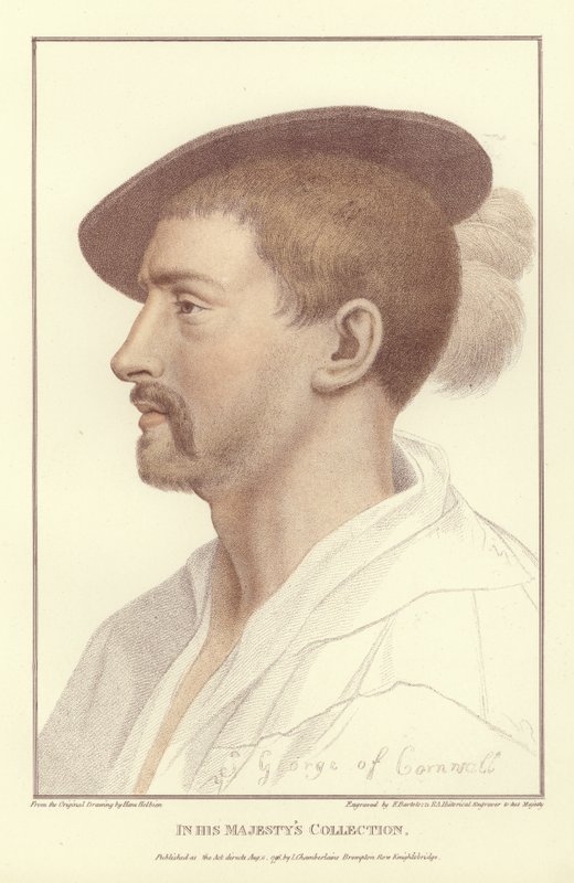 Simon George z Quocoute (akwatinta) autorstwa Hans Holbein der Jüngere