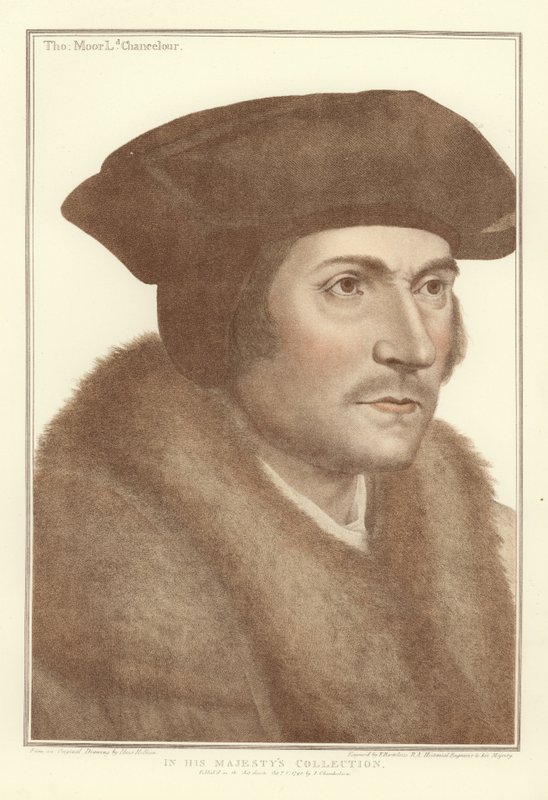 Sir Thomas More (akwatinta) autorstwa Hans Holbein der Jüngere