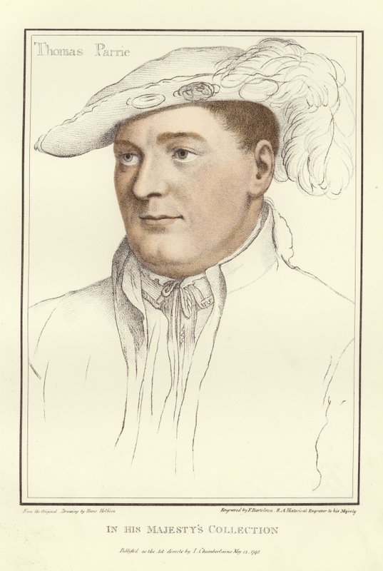 Sir Thomas Parry (akwatinta) autorstwa Hans Holbein der Jüngere