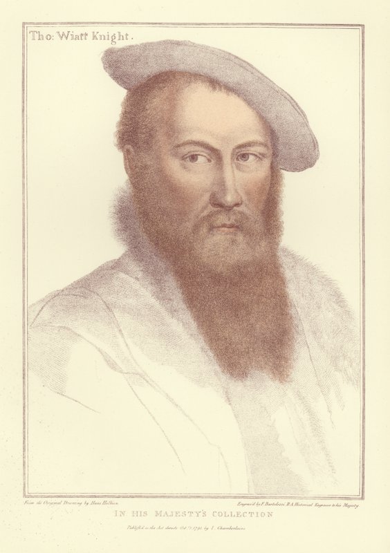 Sir Thomas Wyatt (akwatinta) autorstwa Hans Holbein der Jüngere
