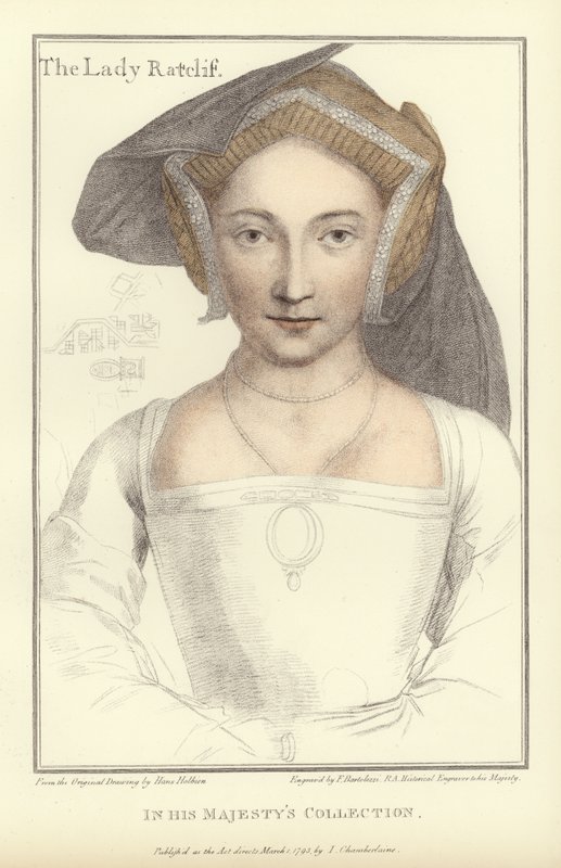 Pani Ratcliffe (akwatinta) autorstwa Hans Holbein der Jüngere