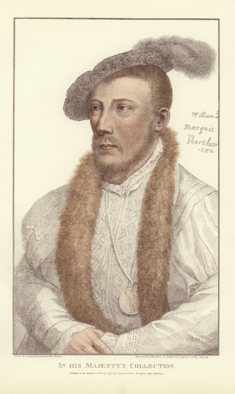 William Parr, markiz Northampton (akwatinta) autorstwa Hans Holbein der Jüngere