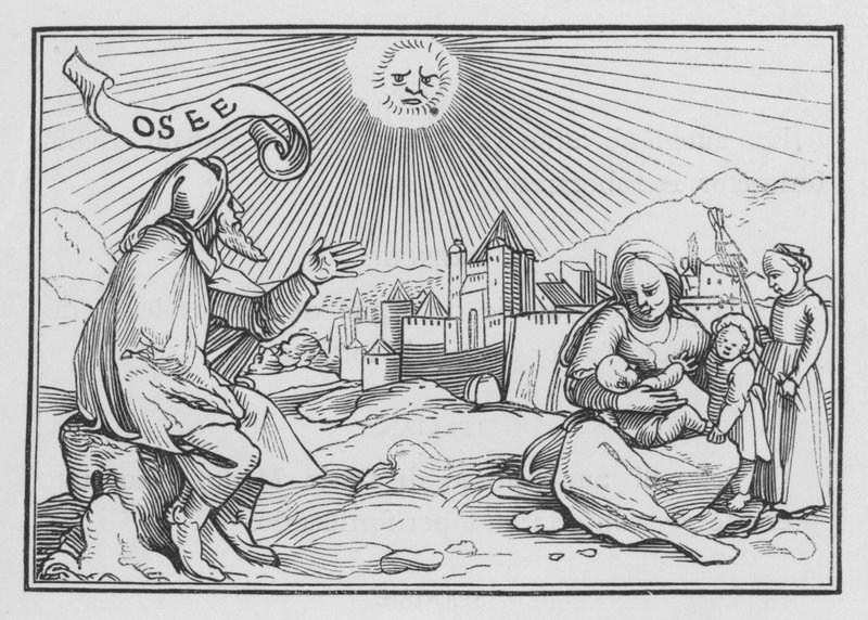 Proroctwo Ozeasza, Ozeasz I, 1 autorstwa Hans Holbein der Jüngere