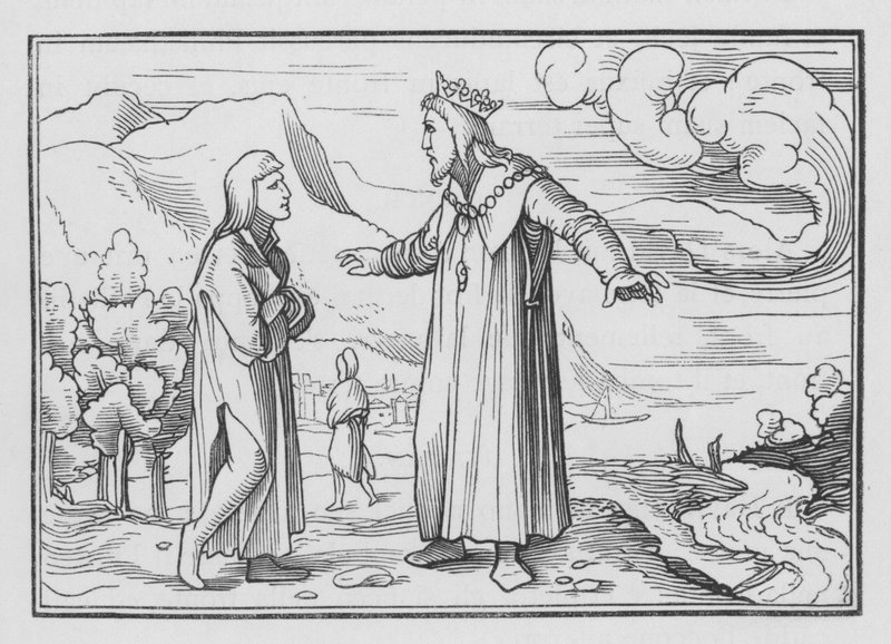 Dawid Saveth Keila, 1 Samuela XXIII, 5 autorstwa Hans after Holbein the Younger