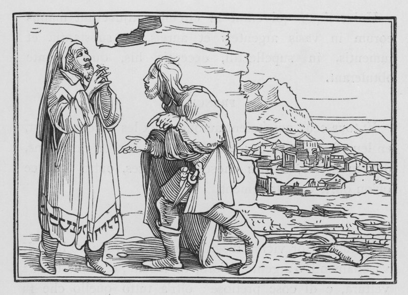 Nehemiasz Mourneth, Fastet i Modlitwa, Nehemiasz I, 3 autorstwa Hans after Holbein the Younger