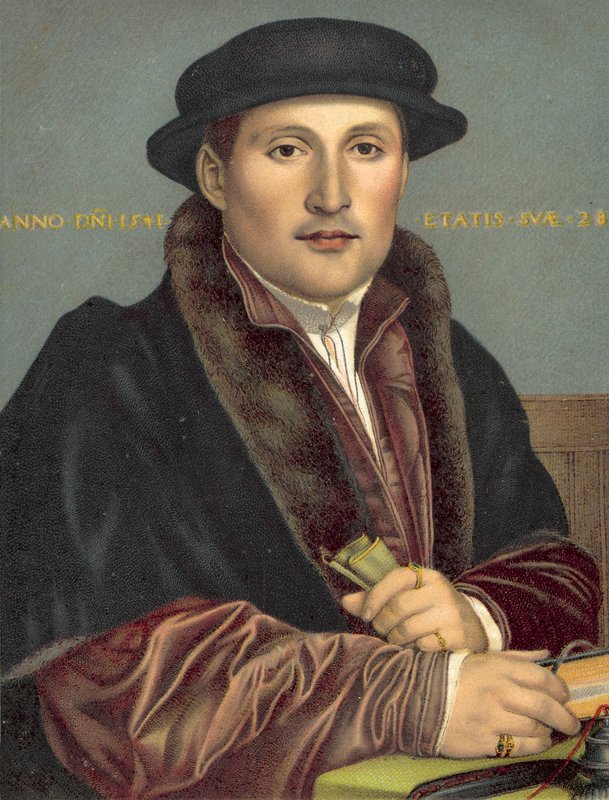 Portret dżentelmena autorstwa Hans after Holbein the Younger