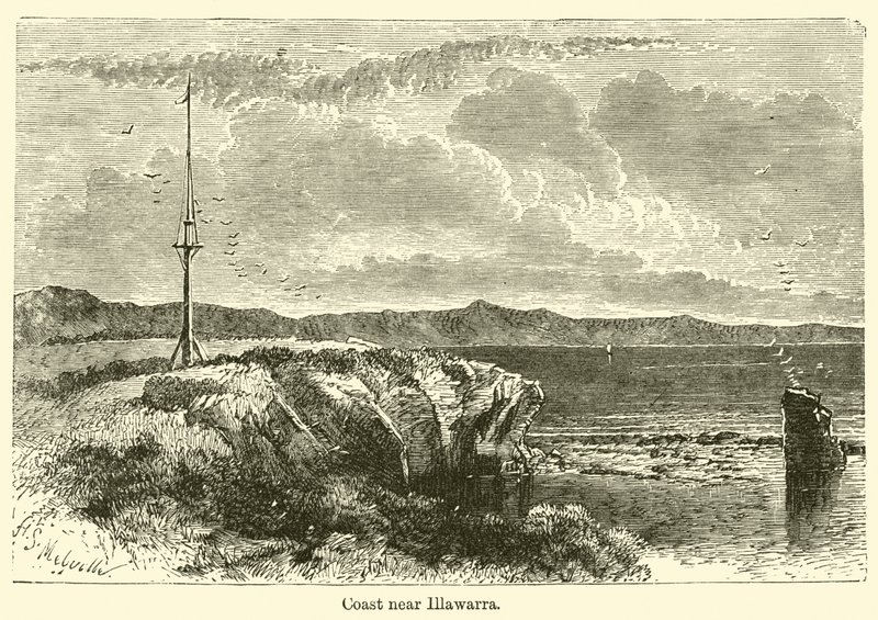 Wybrzeże w pobliżu Illawarra autorstwa Harden Sidney Melville