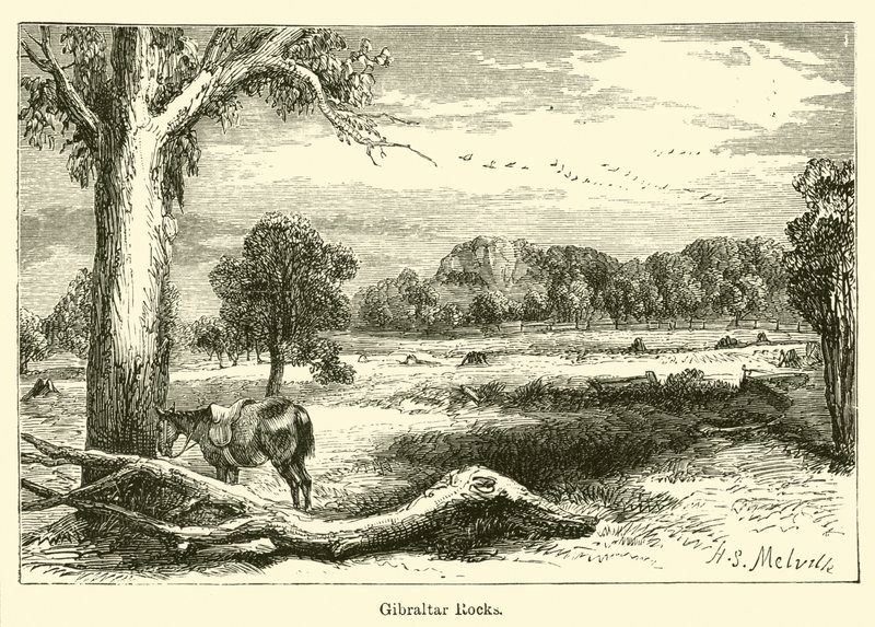 Skały Gibraltaru autorstwa Harden Sidney Melville