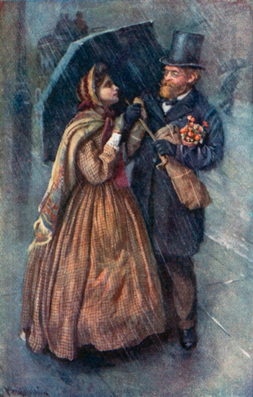 Ilustracja do dobrych żon autorstwa Louisy M Alcott autorstwa Harold Copping