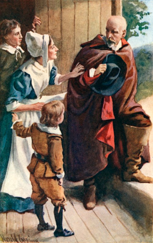 Gość Christiana autorstwa Harold Copping