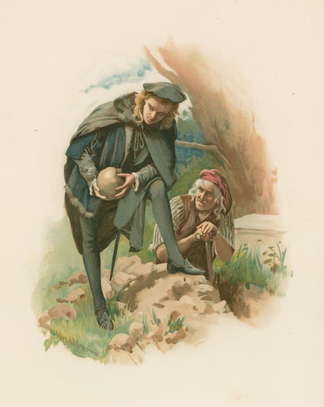 Hamlet - Scena Cmentarna autorstwa Harold Copping