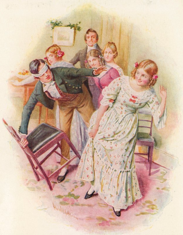 Ilustracja do Opowieści wigilijnej Charlesa Dickensa (kolor lito) autorstwa Harold Copping