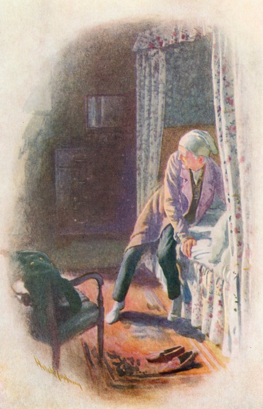 Ilustracja do Opowieść wigilijna autorstwa Charlesa Dickensa autorstwa Harold Copping