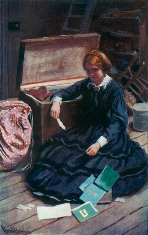 Ilustracja do dobrych żon autorstwa Louisy M Alcott autorstwa Harold Copping