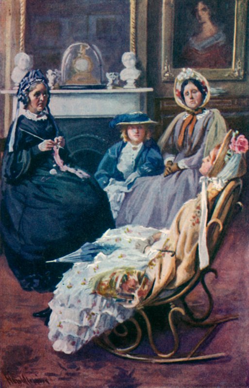 Ilustracja do dobrych żon autorstwa Louisy M Alcott autorstwa Harold Copping