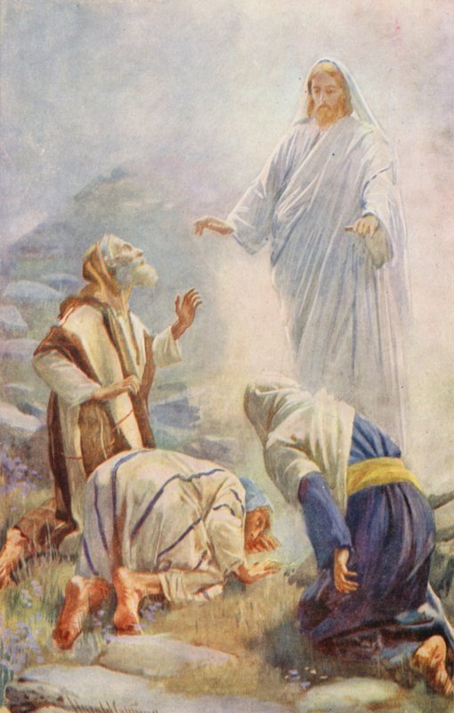 Nowy Testament: "To jest mój Syn umiłowany" (kolorowa litografia) autorstwa Harold Copping