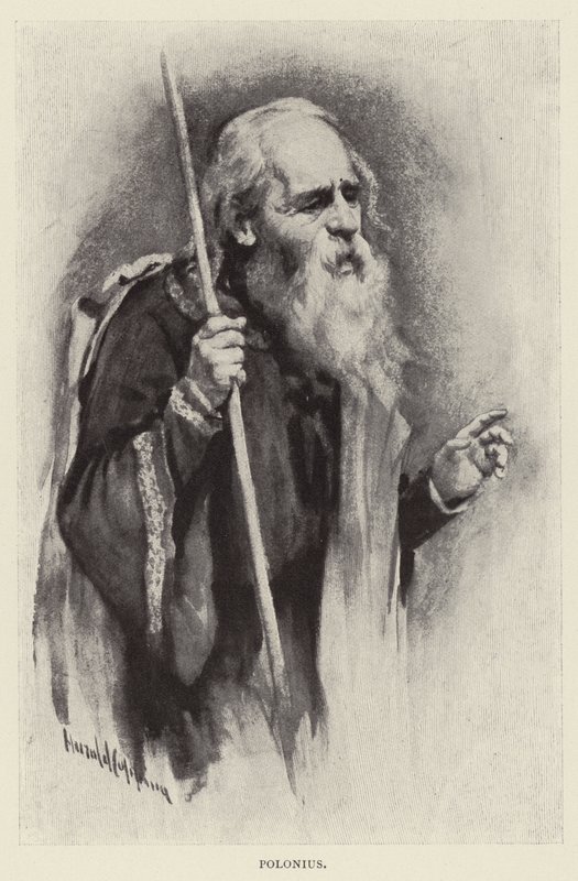 Poloniusz autorstwa Harold Copping