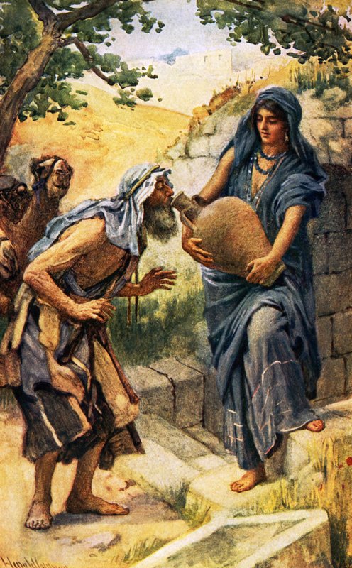 Rebeka autorstwa Harold Copping