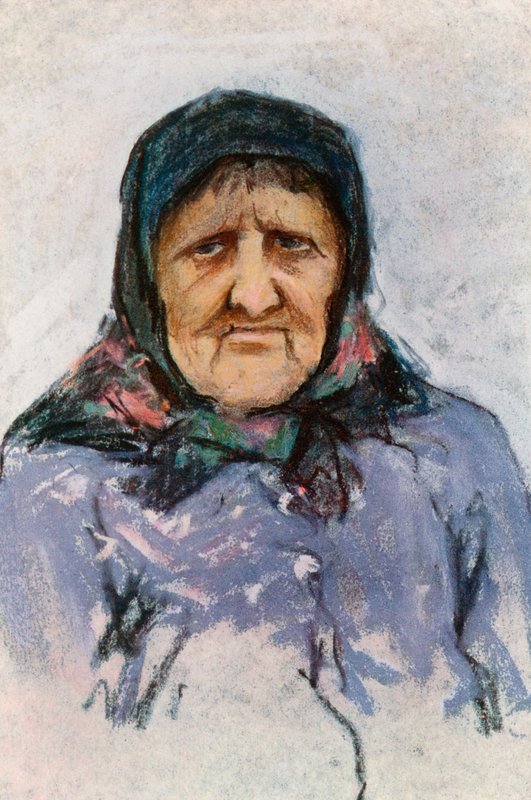 Studium kobiety Doukhobor autorstwa Harold Copping
