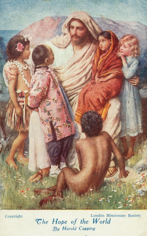 Nadzieja świata (kolorowa litografia) autorstwa Harold Copping