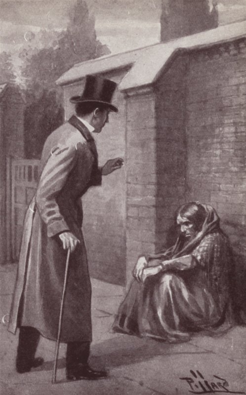 Ilustracja do Tajemnicy Edwina Drooda autorstwa Charlesa Dickensa (lito) autorstwa Harold Hume Piffard