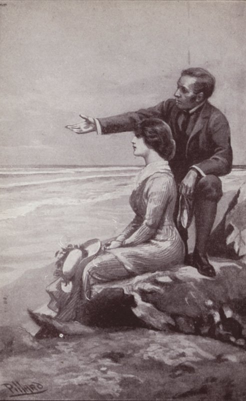 Ilustracja do Tajemnicy Edwina Drooda autorstwa Charlesa Dickensa (lito) autorstwa Harold Hume Piffard