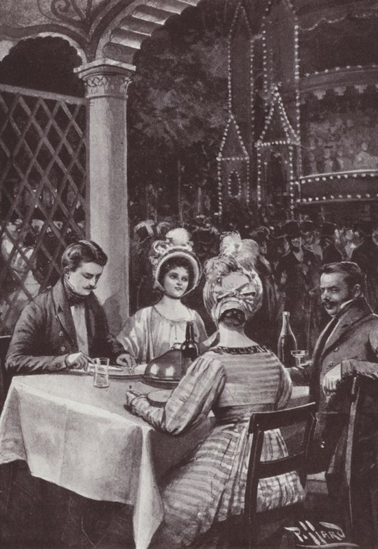 Ilustracja do „Vanity Fair” autorstwa Williama Makepeace