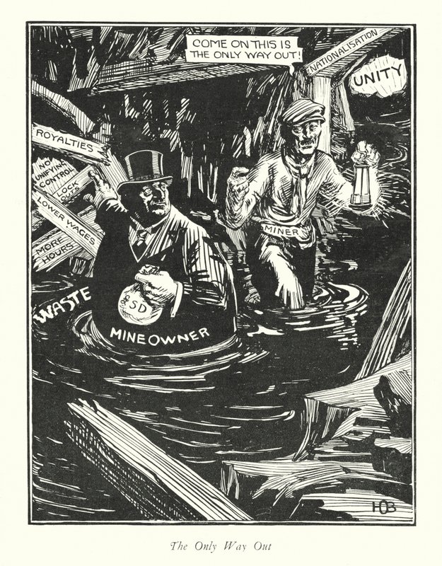 The Only Way Out (litografia) autorstwa Harold Outram Batho