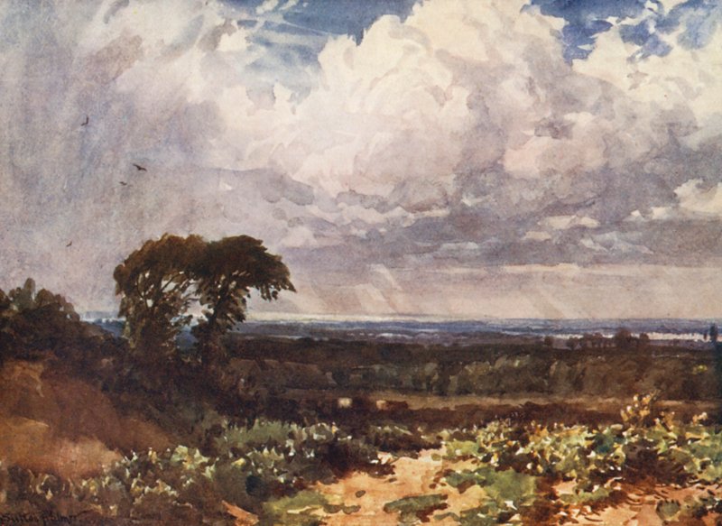 Chmura (kolorowa litografia) autorstwa Harold Sutton Palmer