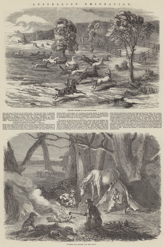 Emigracja australijska autorstwa Harrison William Weir