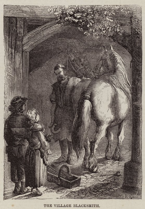 Wiejski kowal autorstwa Harrison William Weir