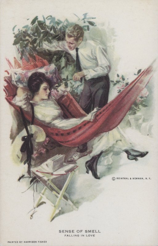 Zmysł węchu - zakochanie się autorstwa Harrison Fisher