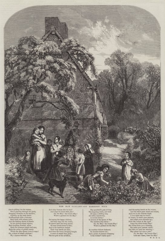 Majowy wianek autorstwa Harrison William Weir
