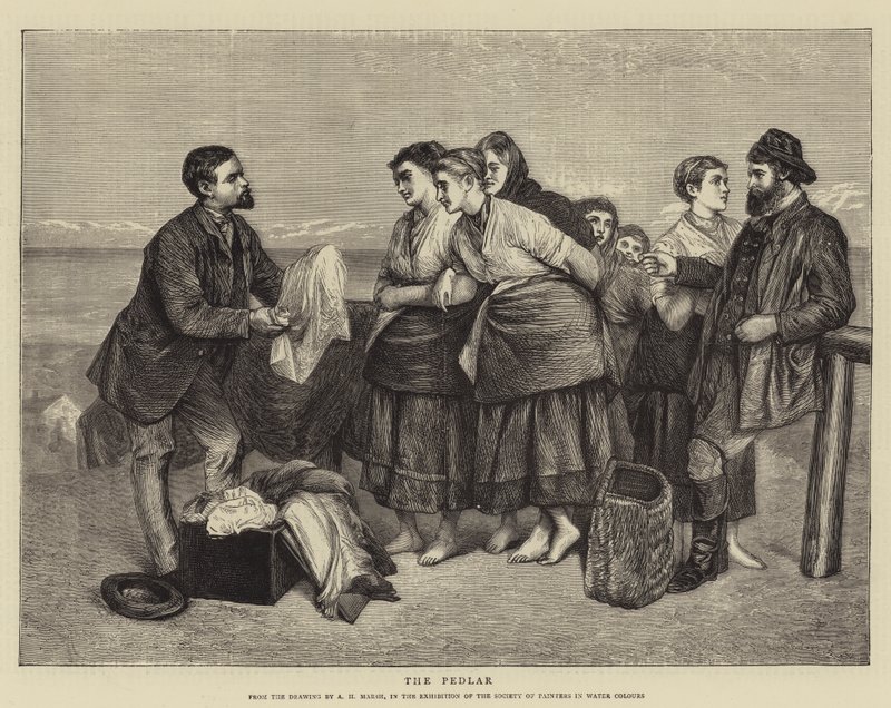 Pedlar autorstwa Harry Everett Townsend