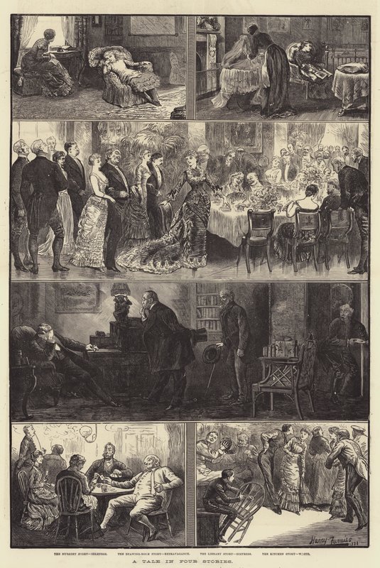 Opowieść w czterech opowieściach autorstwa Harry Furniss