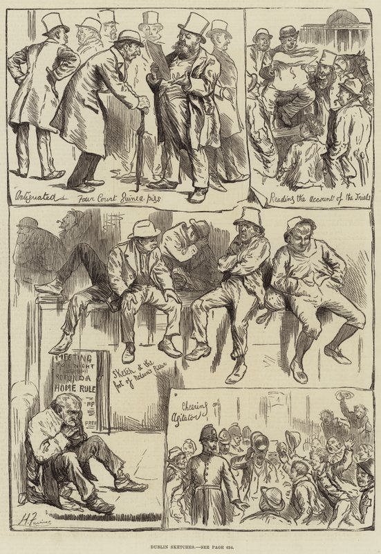 Szkice dublińskie autorstwa Harry Furniss
