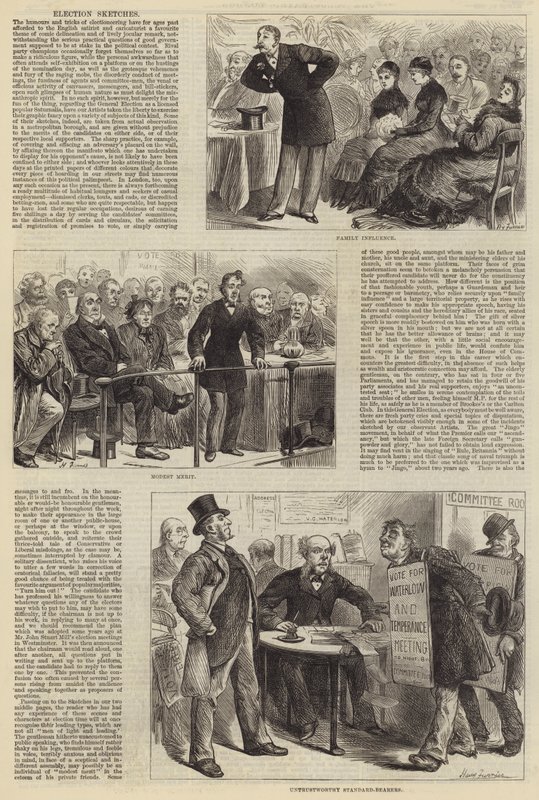 Szkice wyborcze autorstwa Harry Furniss