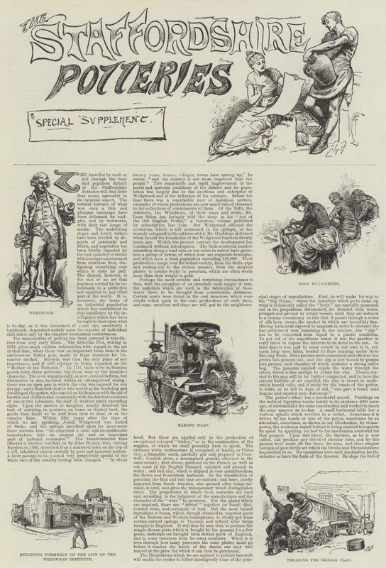 Garncarstwo Staffordshire autorstwa Harry Furniss