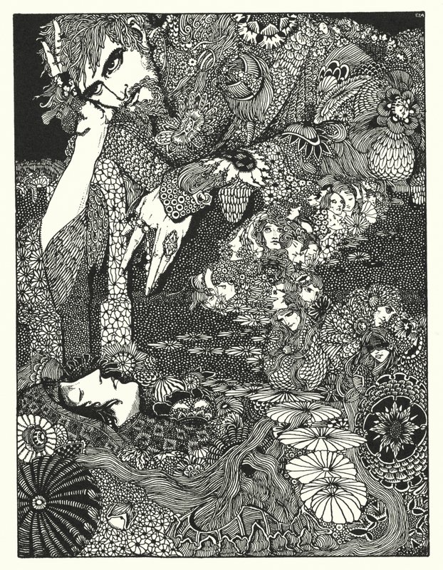 Edgar Allan Poe: Morella (litografia) autorstwa Harry Clarke