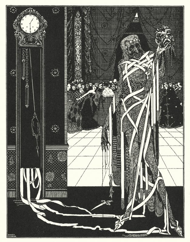 Edgar Allan Poe: The Pit and the Pendulum (litografia) autorstwa Harry Clarke