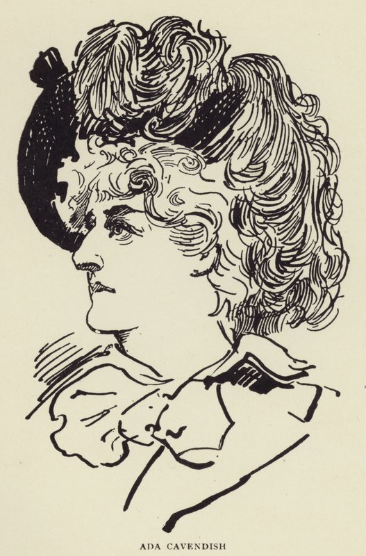 Ada Cavendish autorstwa Harry Furniss
