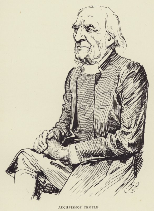 Świątynia Arcybiskupa autorstwa Harry Furniss